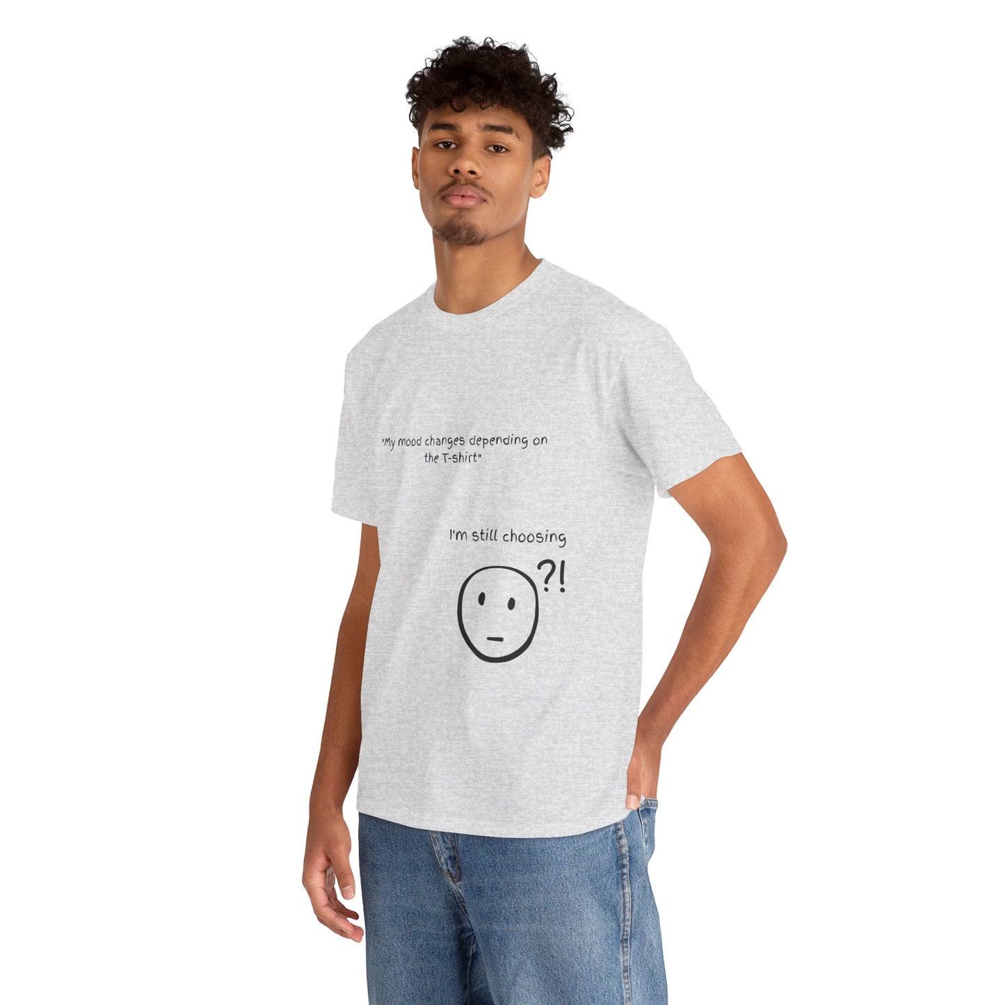 Mood Swing Unisex Heavy Cotton Tee – Perfect for Moments of Indecision!