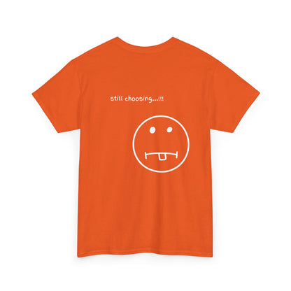 Mood Swing Unisex Heavy Cotton Tee – Perfect for Moments of Indecision!