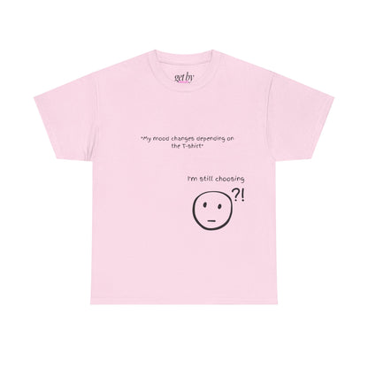Mood Swing Unisex Heavy Cotton Tee – Perfect for Moments of Indecision!