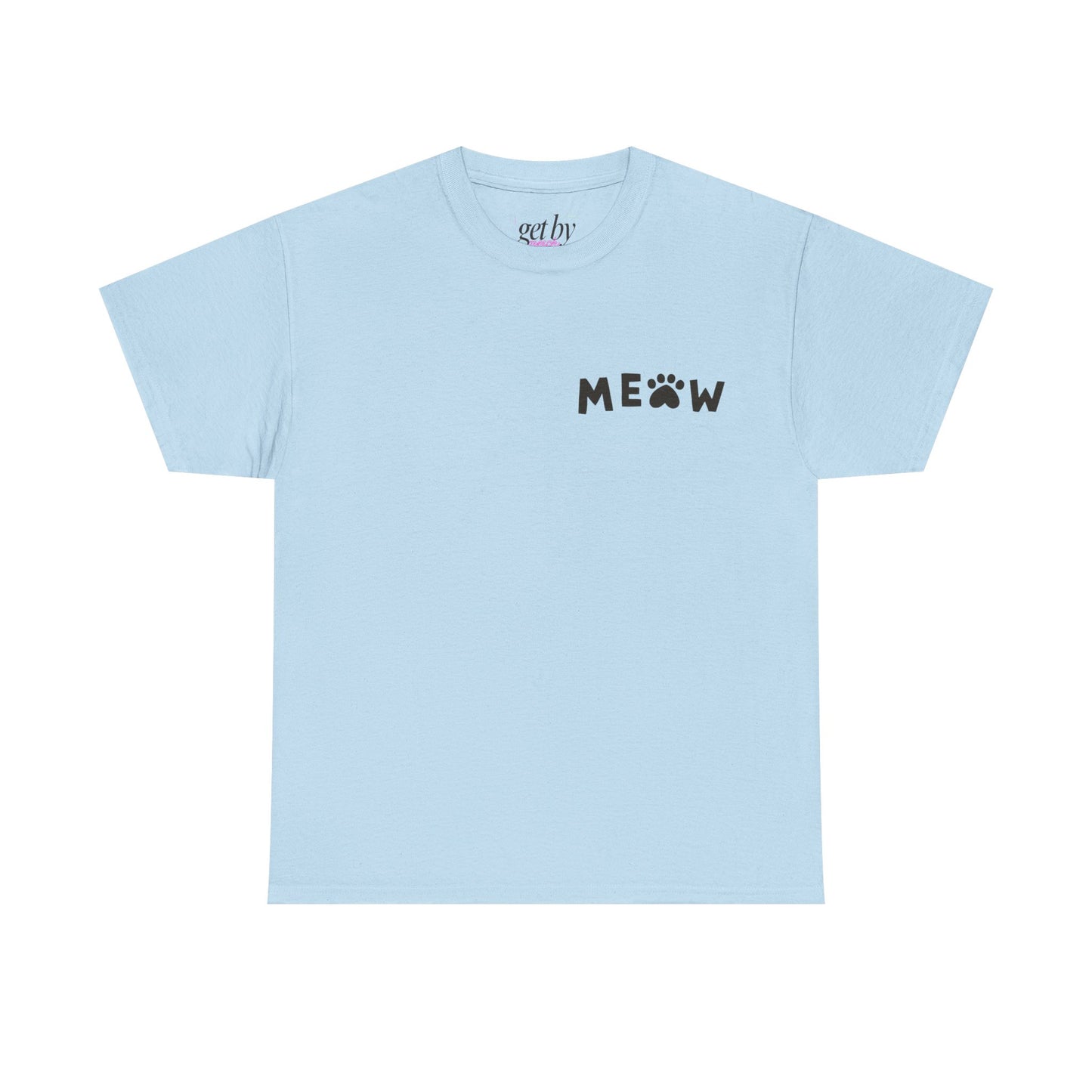 Cute Cat Lover Unisex Tee - "Meow" & "Introverted, but willing to discuss cats"