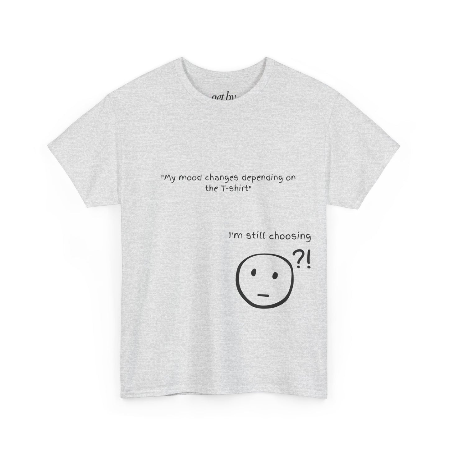 Mood Swing Unisex Heavy Cotton Tee – Perfect for Moments of Indecision!