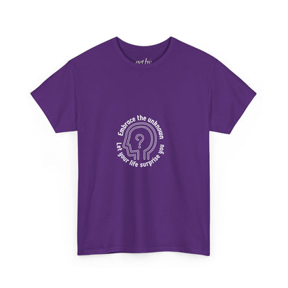 Embrace the Unknown Unisex Heavy Cotton Tee