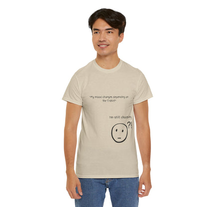 Mood Swing Unisex Heavy Cotton Tee – Perfect for Moments of Indecision!