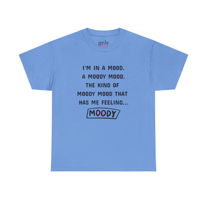 Moody Unisex Heavy Cotton Tee - Express Your Mood