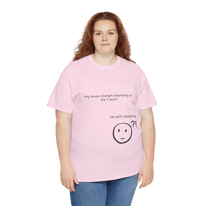 Mood Swing Unisex Heavy Cotton Tee – Perfect for Moments of Indecision!