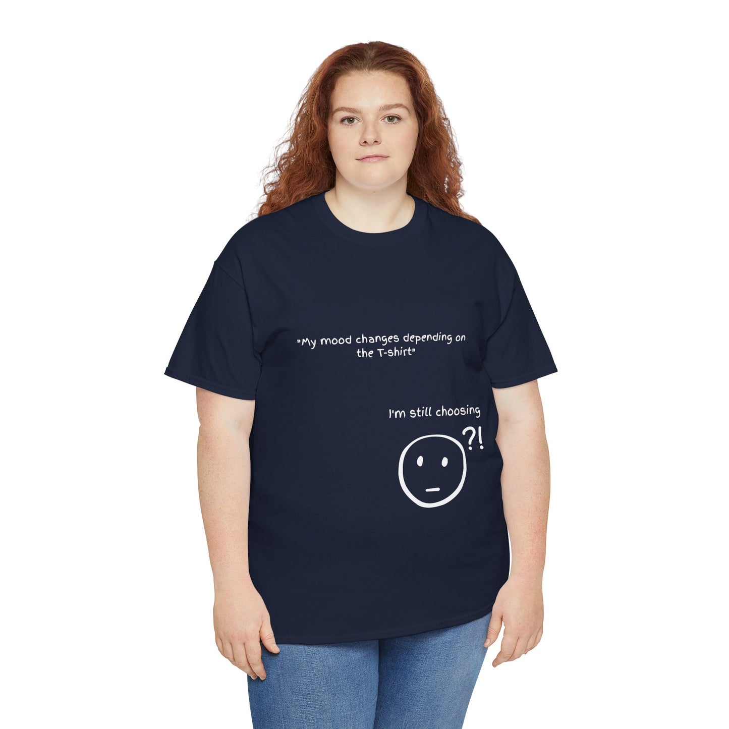 Mood Swing Unisex Heavy Cotton Tee – Perfect for Moments of Indecision!