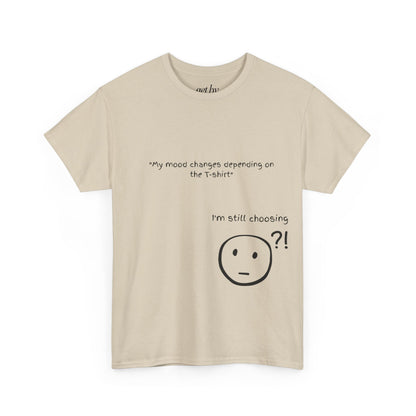 Mood Swing Unisex Heavy Cotton Tee – Perfect for Moments of Indecision!