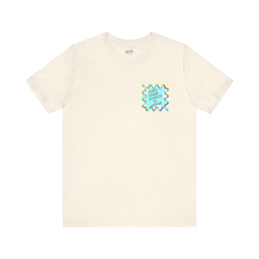 Colorful Graphic Unisex Jersey Tee – Be the energy!
