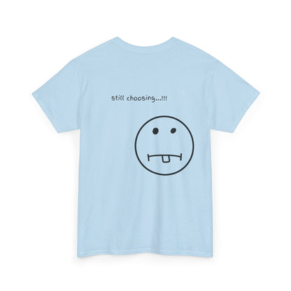 Mood Swing Unisex Heavy Cotton Tee – Perfect for Moments of Indecision!