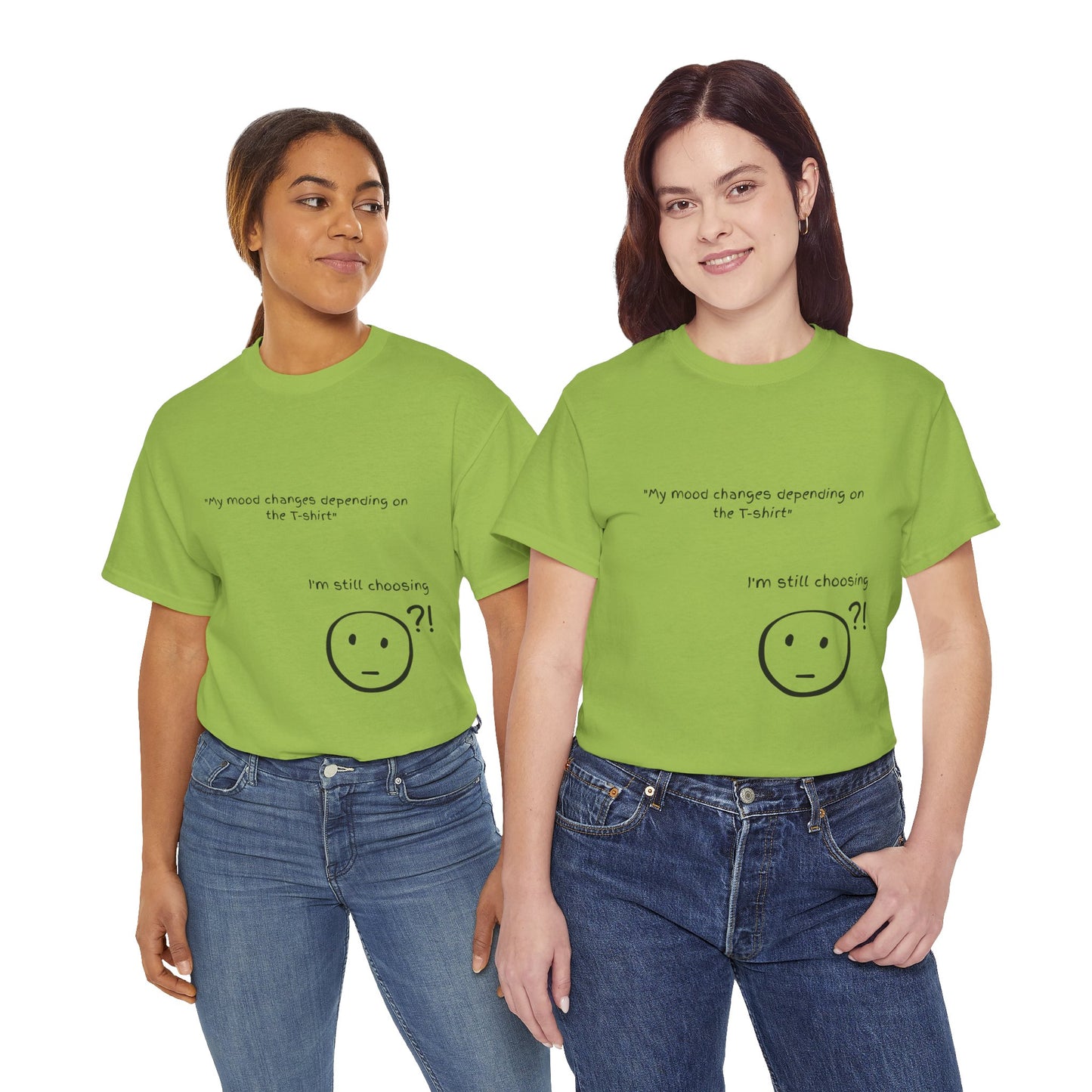 Mood Swing Unisex Heavy Cotton Tee – Perfect for Moments of Indecision!