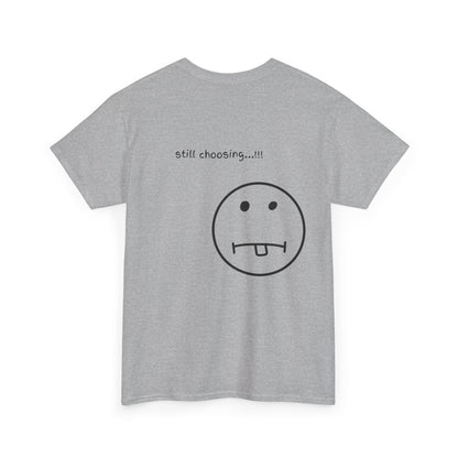 Mood Swing Unisex Heavy Cotton Tee – Perfect for Moments of Indecision!