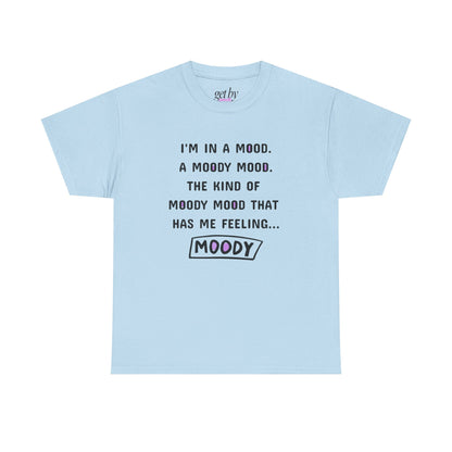 Moody Unisex Heavy Cotton Tee - Express Your Mood