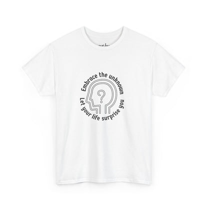 Embrace the Unknown Unisex Heavy Cotton Tee